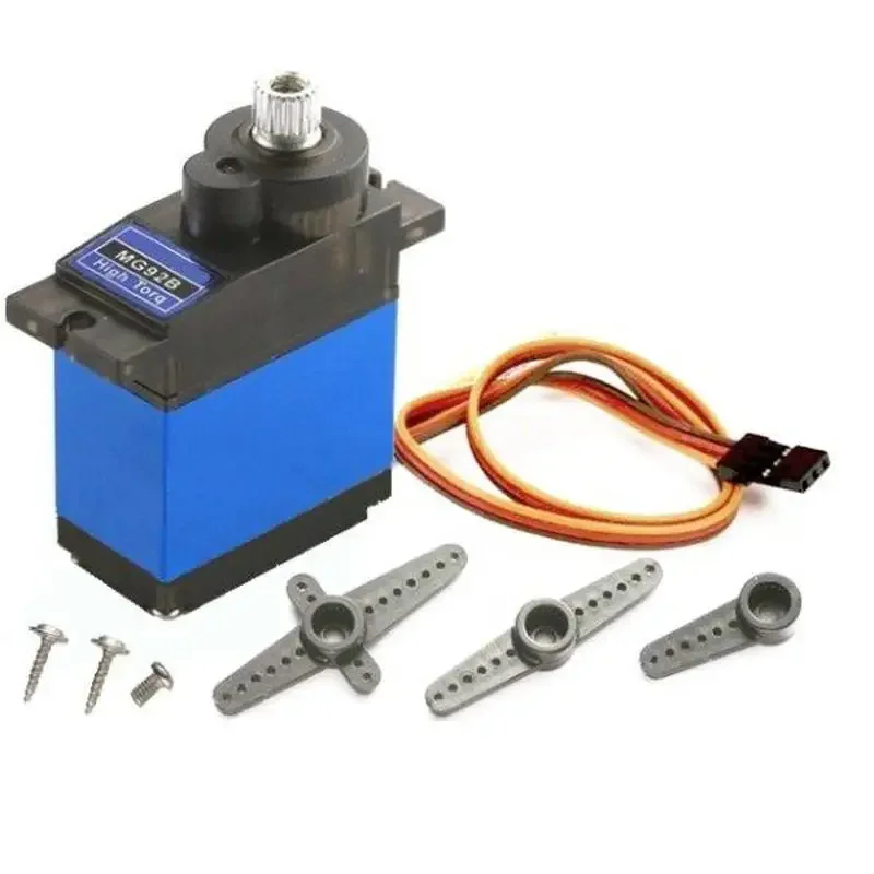 4PCS MG92B 13.8g 3.5KG 토크 메탈 기어 디지털 서보 RC 모델 드론 비행기 헬리콥터 자동차 보트 로봇 DIY 부품