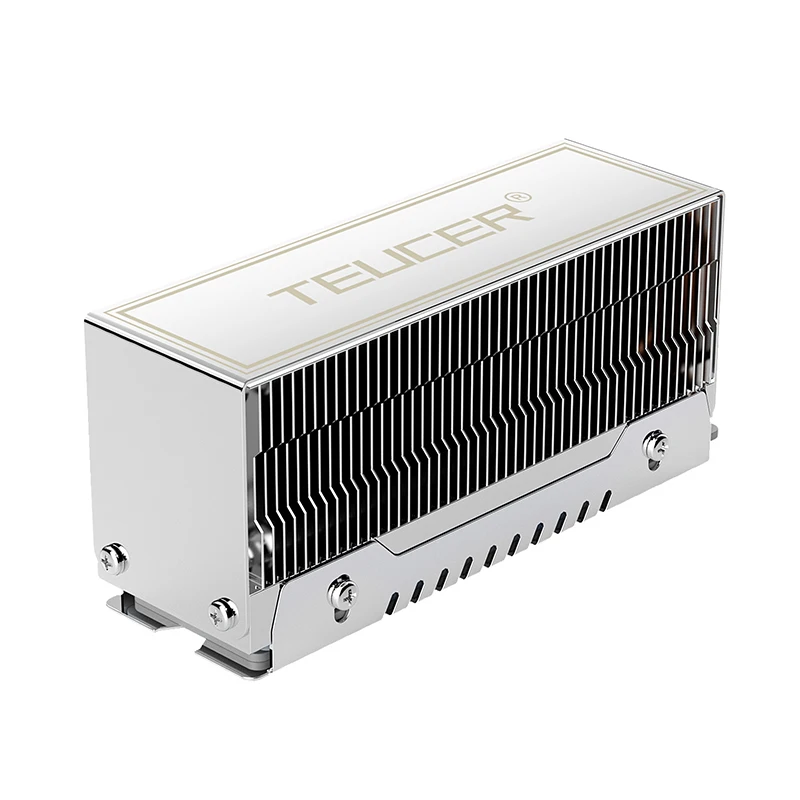 Teucer-dissipador Dual Heat Pipe M.2 2280 Nvme Ssd Refrigerador com Almofada Térmica Acessórios de Computador M210 - Imagem 2