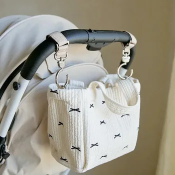 Borsa per passeggino Organizer per passeggino per carrello borsa per mummia per carrozzina multifunzionale impermeabile di grande capacità