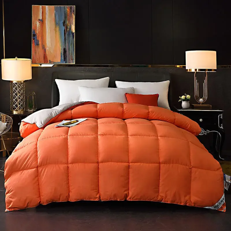 Duvet Comforter Goose Down Duck Quilt Winter Throw Blanket King Queen Full Size bed comforter
