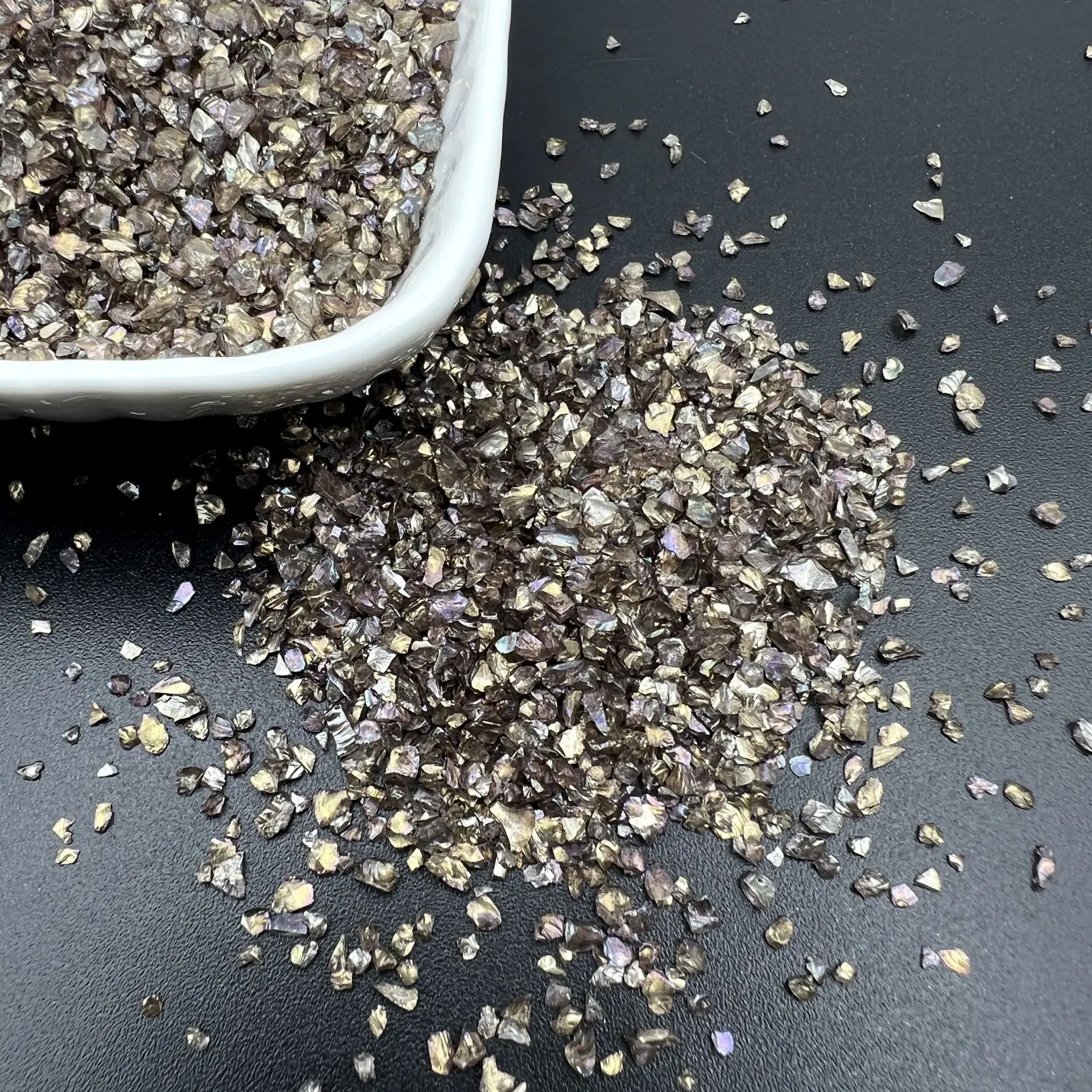 Sparkling Crushed Glass Glitter Fillers for DIY Crafts and Jewelry Making