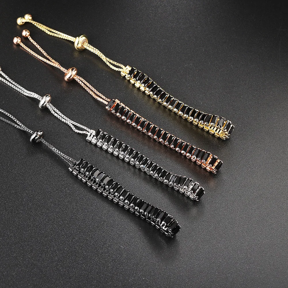 Tennis Bracelet for Women Steampunk Adjustable Silver Color Chain Hand Friends Gift bracelet jewelry