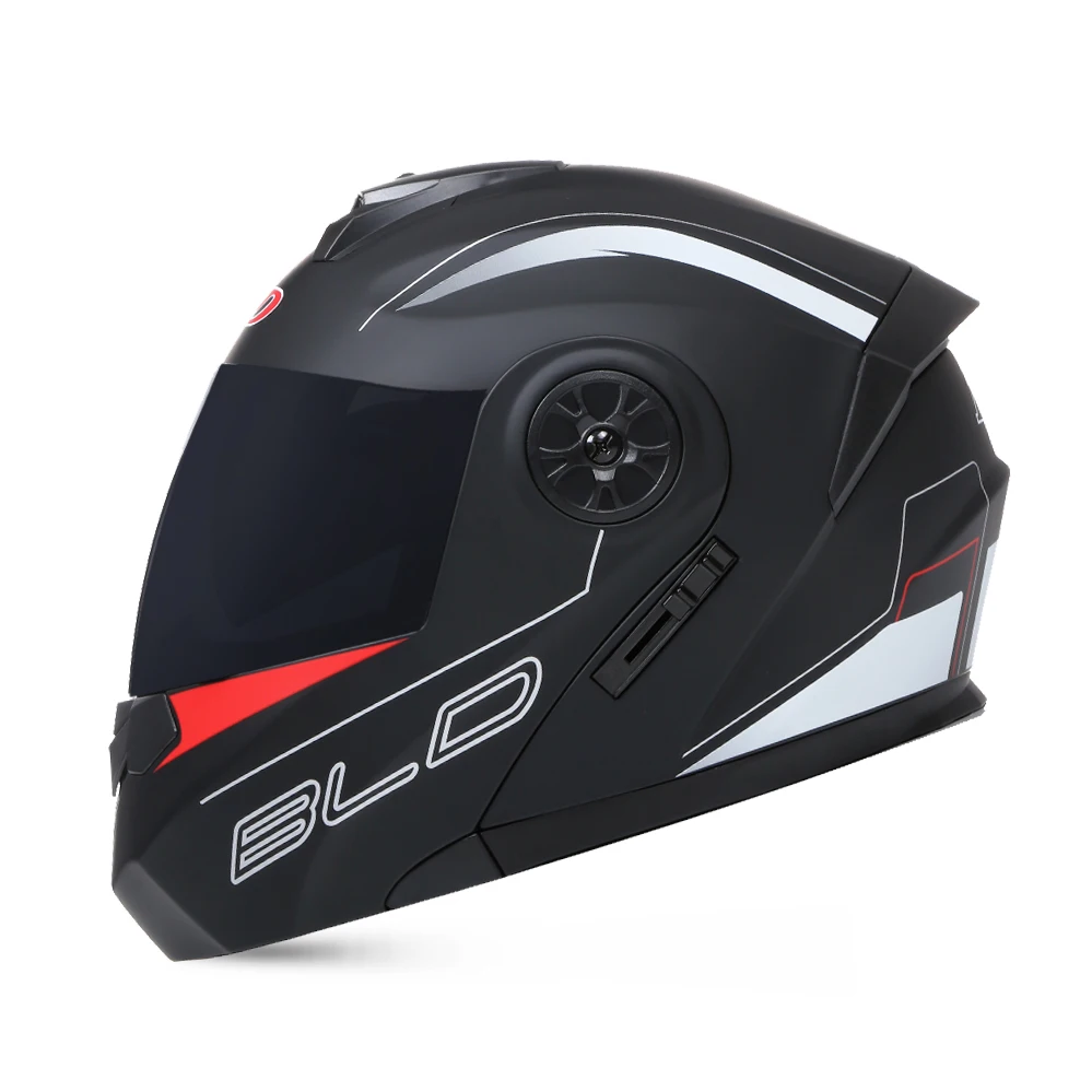 DOT Approved 2022 Flip Up Motorcycle Helmet Double Visors Removable Washingable Inner Liner Motorbike Helmet Capacetes