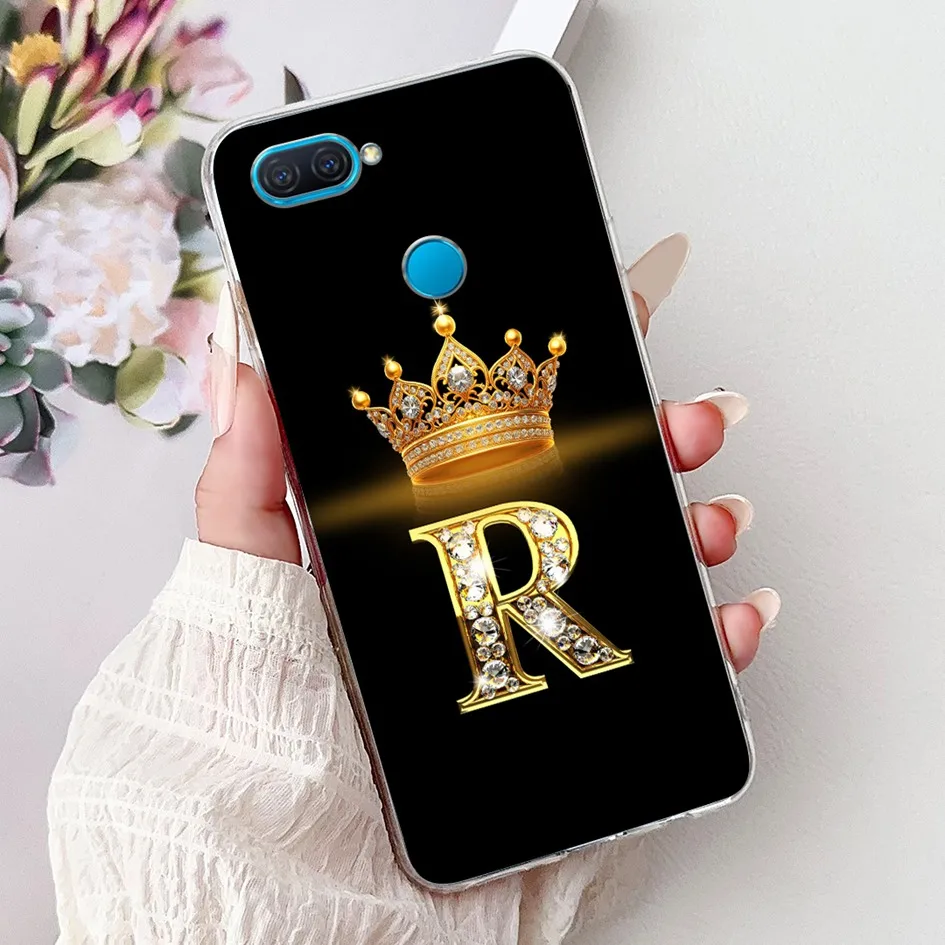 Fashion Letters Crown Soft Silicone Back Protective Phone Case Cover