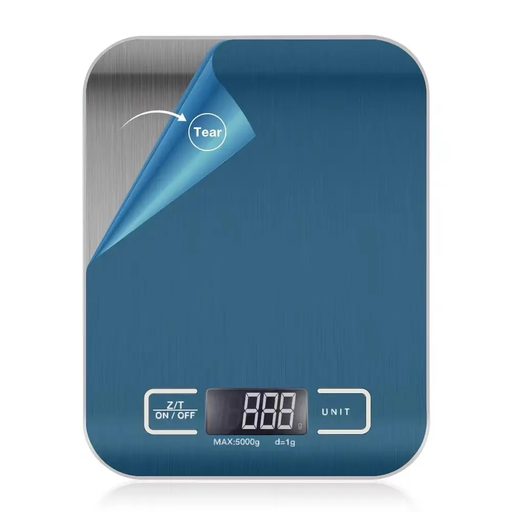 Balanzas de cocina de 10kg, pesaje de acero inoxidable para alimentos, medición de equilibrio postal, LCD, precisión electrónica