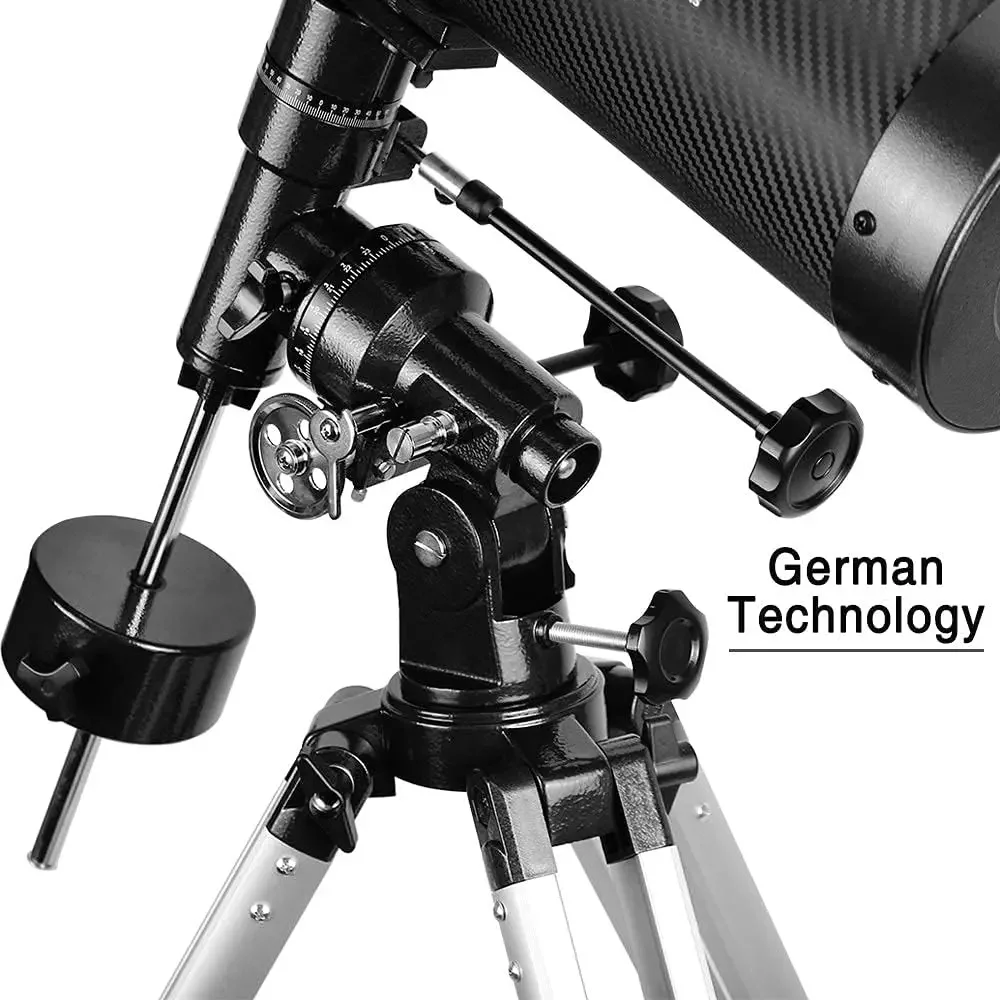130EQ Newtonian Reflector Telescopes for Adults, Professional Telescopes for Adults Astronomy, Comes with 1.5X Barlow
