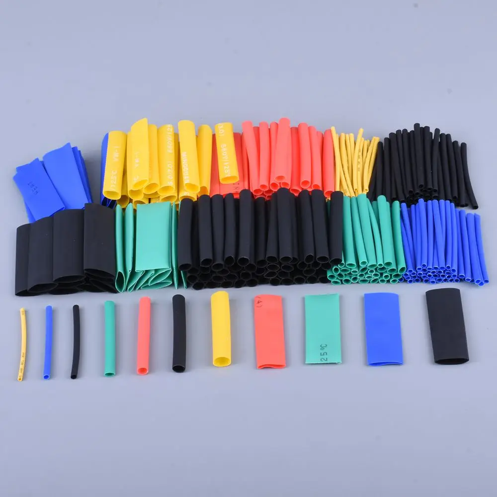 Heat-shrink Tubing Thermoresistant Tube Heat Shrink Wrapping Kit Electrical Connection Wire Cable Insulation Sleeving 127-800pcs heat shrink tube,heat shrink tubing,heat shrink tube kit,heat shrink cable sleeve