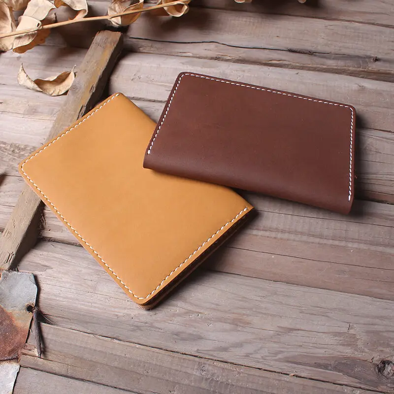 Retro Passport Covers Storage Leather Travel Portable Wallet Integrated Certificate Pouches Soft Cowhide Air Ticket Card Cases