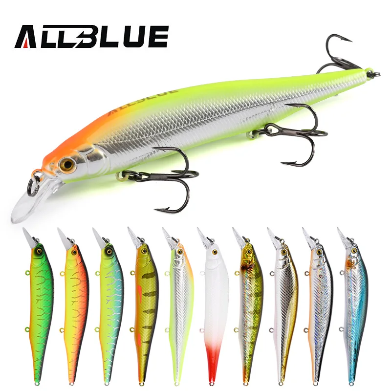 

ALLBLUE KITETSU 115SP Wobbler Suspend Fishing Lure 115mm 15.4g Hard Plastic Minnow Pike Bass Perch Artificial Bait Tackle
