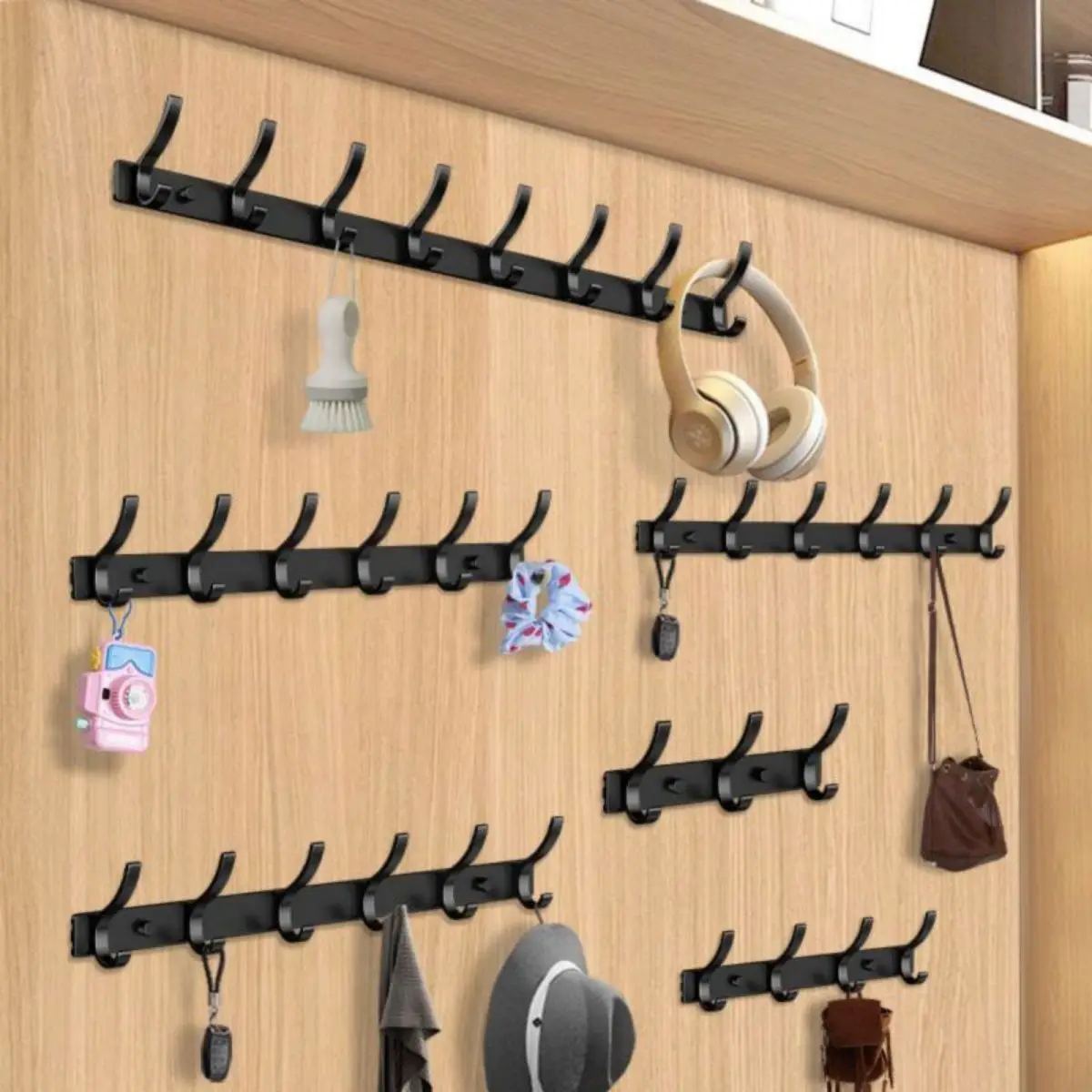 Wall Hanger YUJI Storage Wall Hanging Hanger Hook Non Perforated Room Storage Organizer Kitchen Utensils