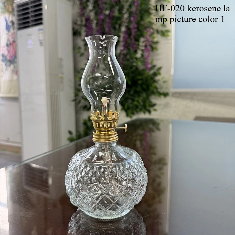 מנורת שמן גדולה רוסטית זכוכית וינטאג' מנורות שמן עתיקות לשימוש בפנים תאורת חירום מנורת הוריקן תאורה