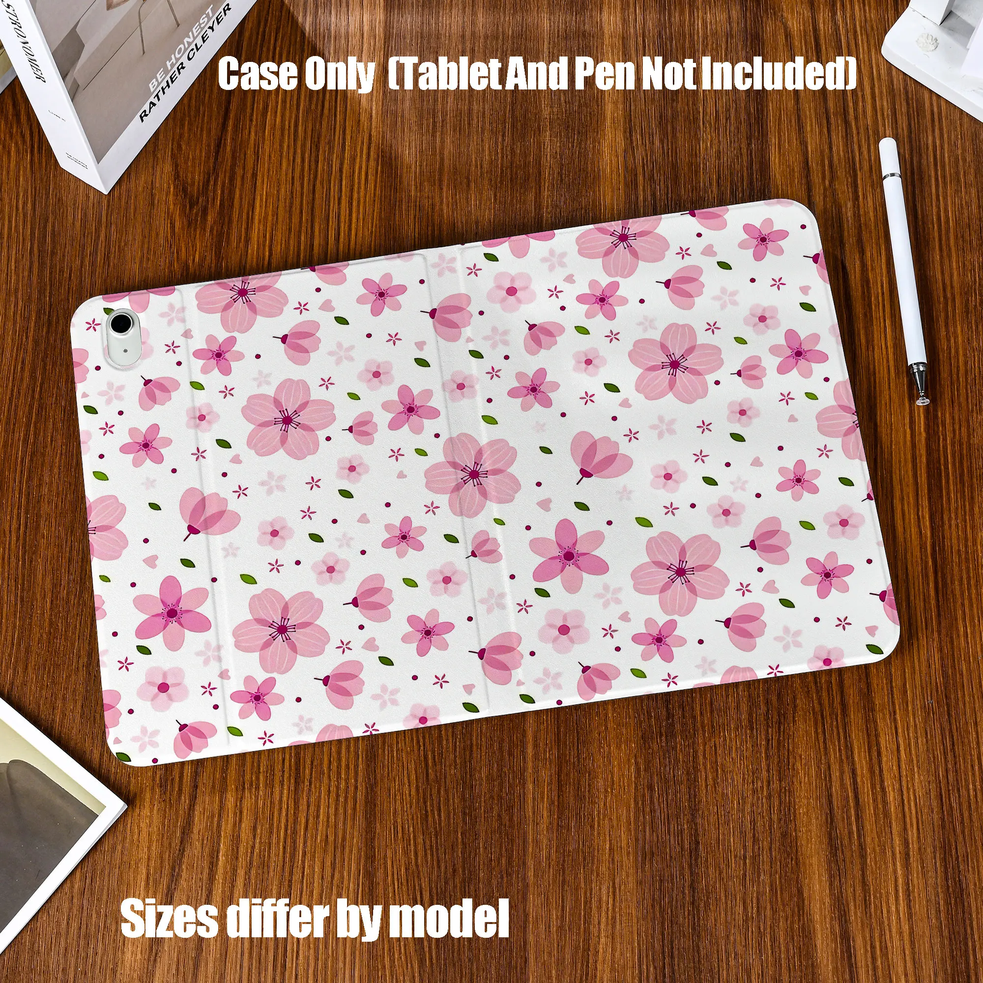 Shockproof TPU Tablet Case with Pencil Holder and Auto Sleep/Wake Function