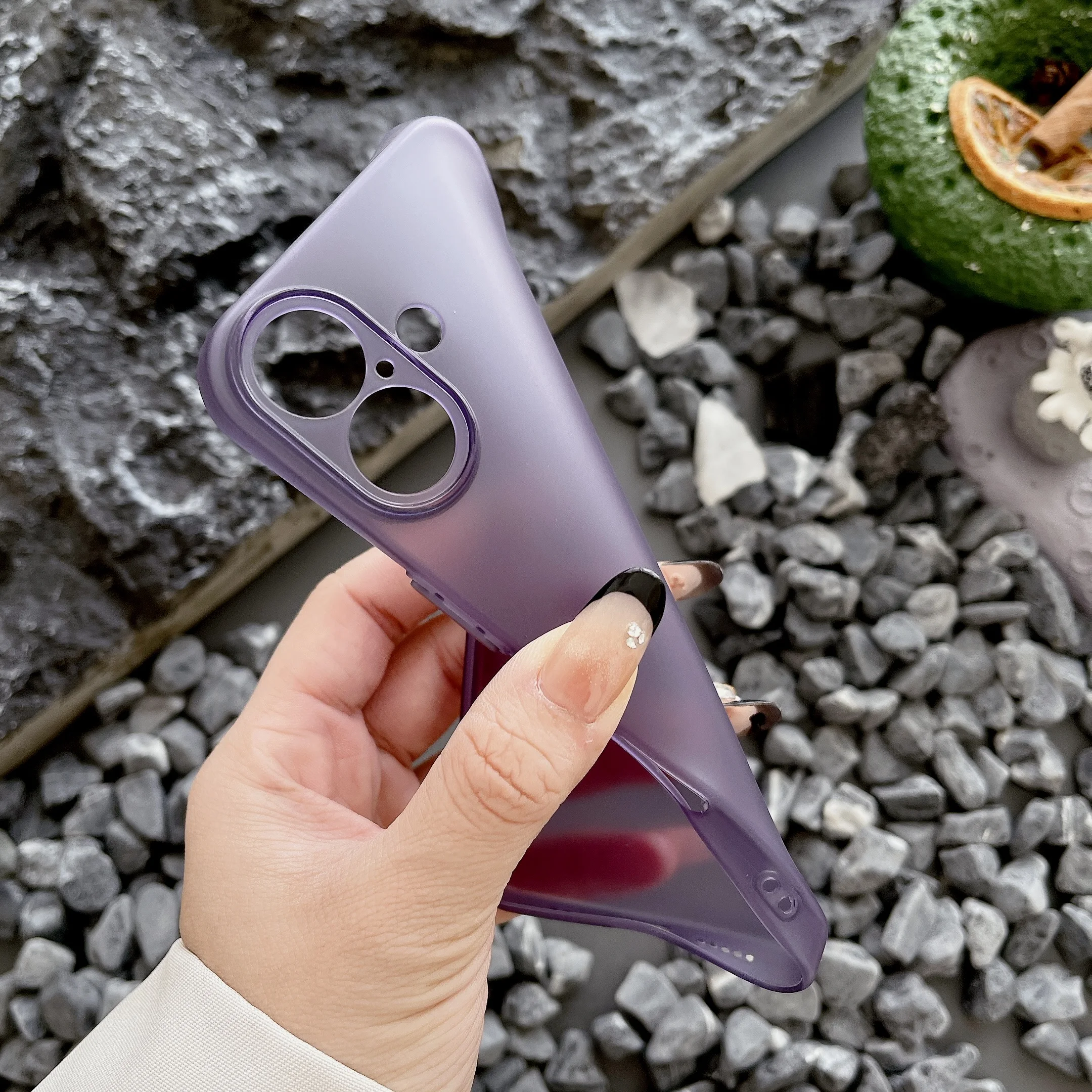 Ultra Thin Matte Transparent Soft TPU Shockproof Frosted Translucent Phone Case