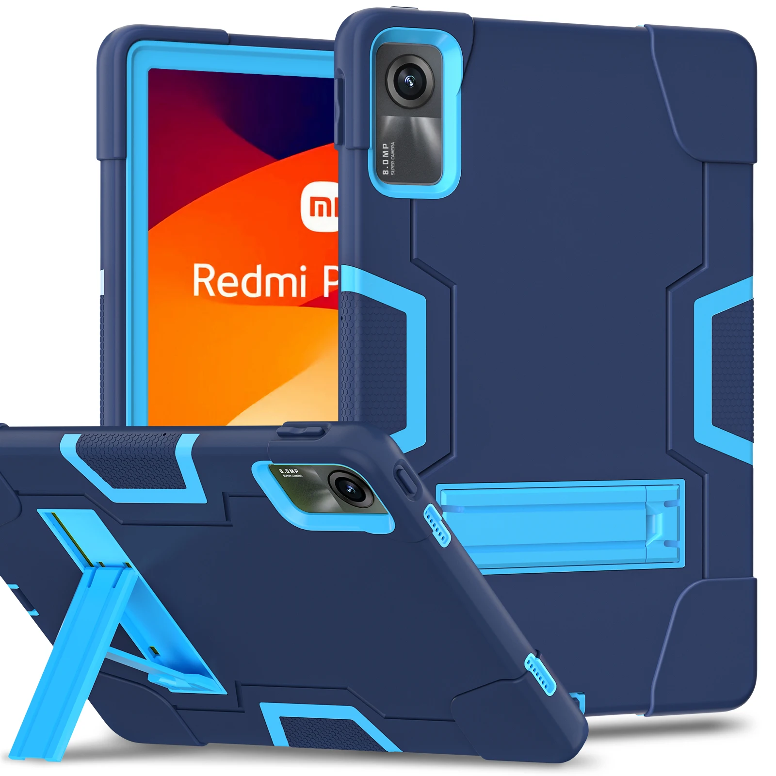Durable Hybrid Stand Armor Case for 11 Tablets - PC Silicon Protection