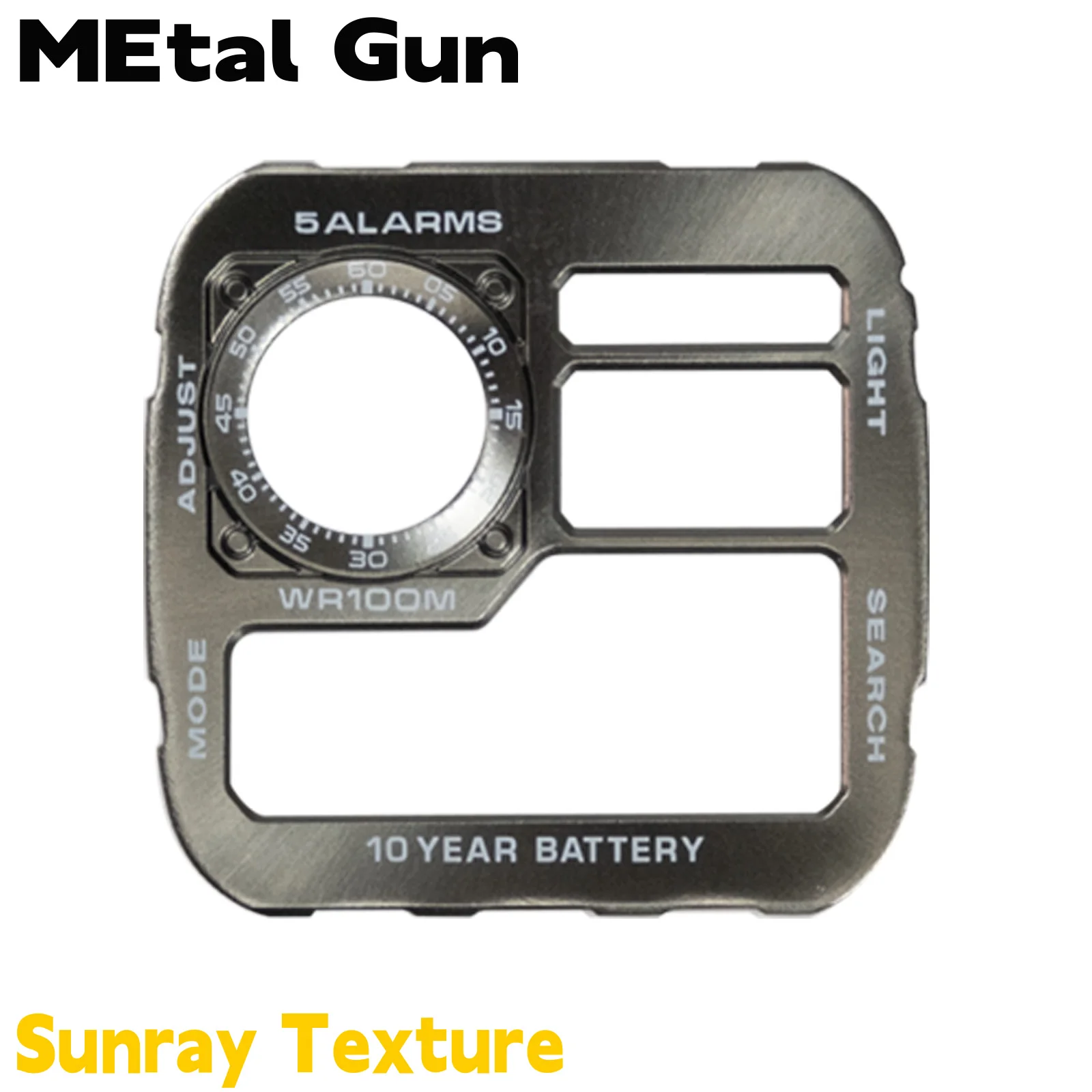 Sunray Texture Watch Dial - Premium Metal Faceplate