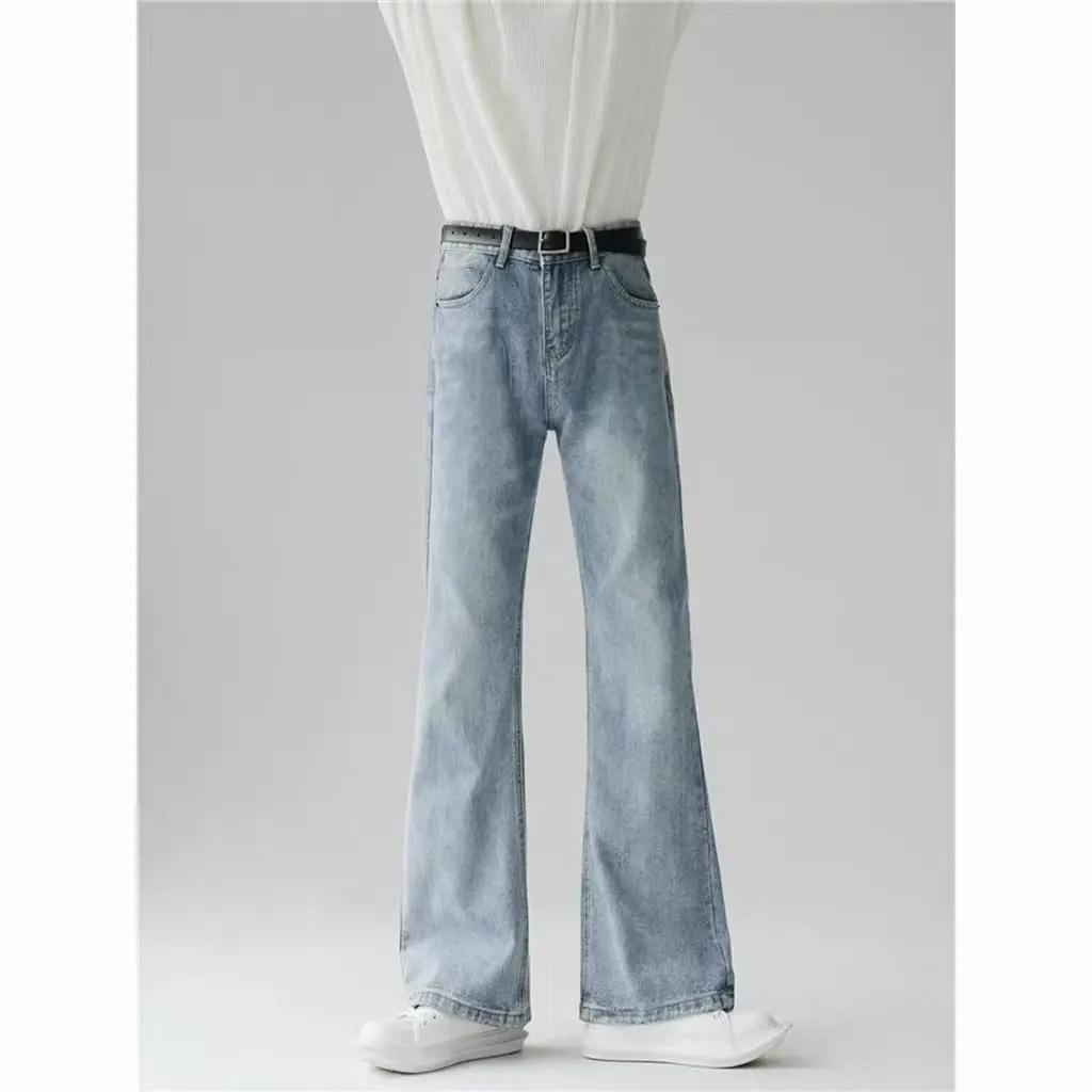 

Men Streetwear Baggy Jeans Long Wide Leg Cross Hip Hop Mens Loose Jeans Pants Boyfriend Denim Designe Fashion Trousers F32