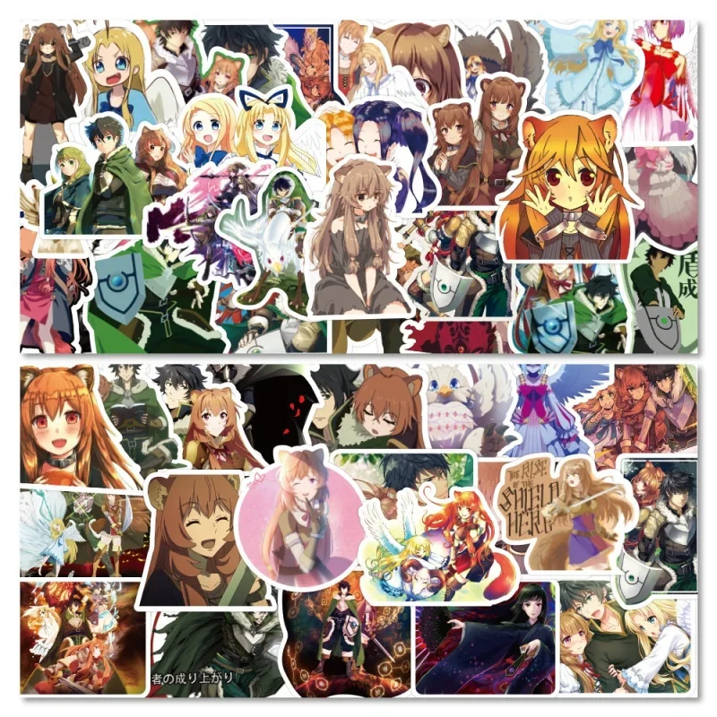 10/25/50Pcs The Rising of the Shield Hero Anime Stickers Cartoon Graffiti Waterproof Sticker