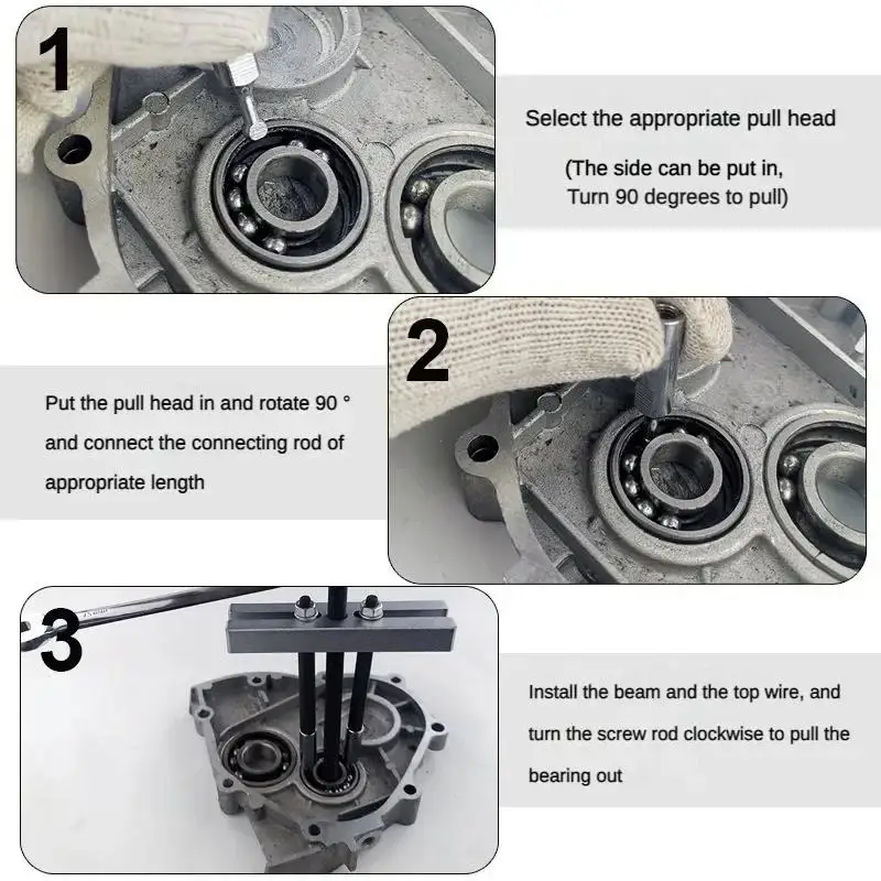Embedded Bearing Removal Tool Small Insert Bearing Puller Kit Special Disassembly Tool 1 Set