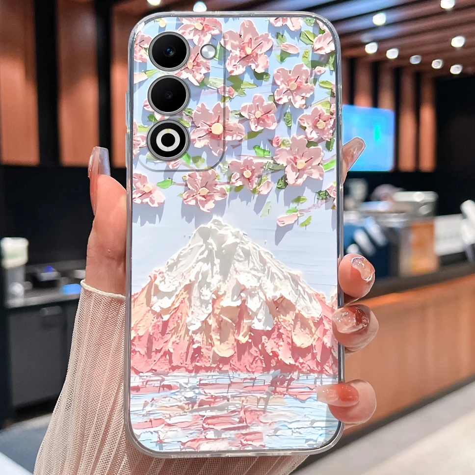 Lovely Animal Cartoon Soft TPU Transparent Silicone Bumper Phone Case
