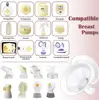 Soft Rim Flanges Breast Pump Parts for Medela /Spectra S1 S2 9 Plus Breast Pump, PersonalFit, Freestyle, Maxflow 2