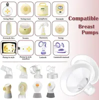 Soft Rim Flanges Breast Pump Parts for Medela /Spectra S1 S2 9 Plus Breast Pump, PersonalFit, Freestyle, Maxflow 2
