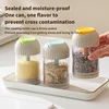 1PC Kitchen Seasoning Box, Household Sealed Moisture-proof Glass Seasoning Jar, Quantitative Seasoning Jar, Salt Control Bottle 4