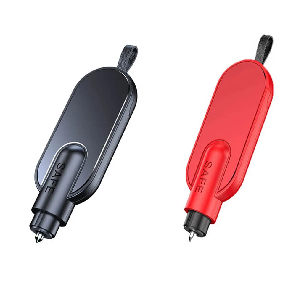 Car Safety Hammer Safety Hammer Window Breaker Seatbelt Cutter Tool Mini Car Multifunctional Safety Hammer Car Emergency Glass Window Breaker Seat Belt Cutter Life Saving Escape Car Emergency Tool