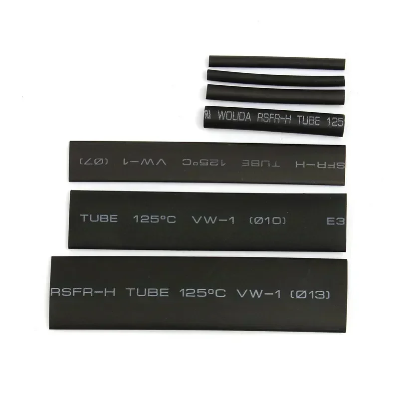 127Pcs Heat Shrink Tube Sleeving Tubing Assortment Kit Electrical Connection Electrical Wire Wrap Cable Waterproof Shrinkage 2:1