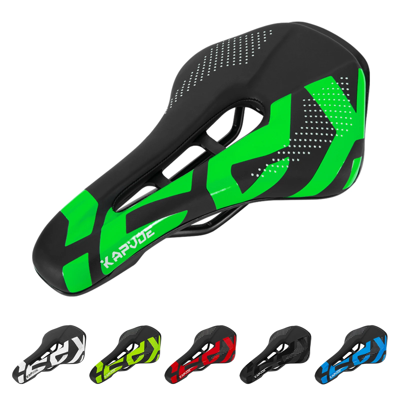 Carbon + Weiches Leder Gel Rennrad Sattel MTB Vordersitzmatte 280*145
