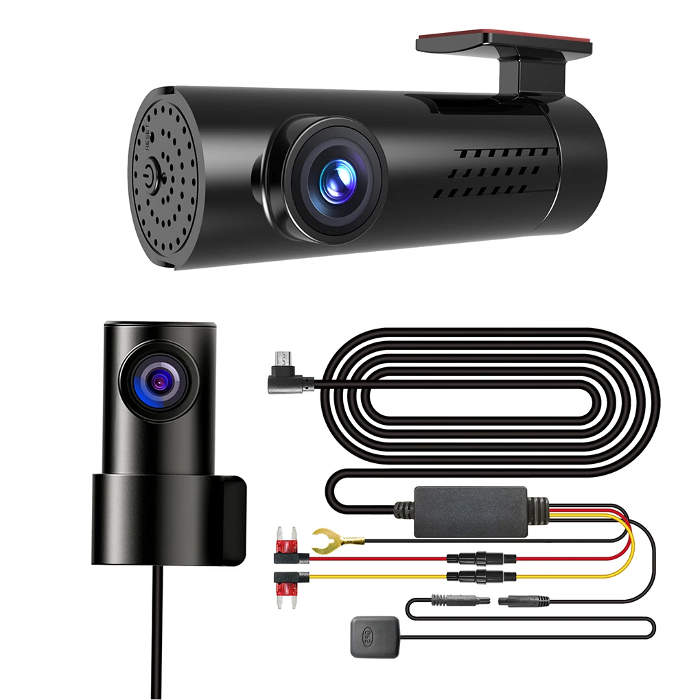 

WiFi GPS Car DVR Dual Lens Dash Cam Car DVR Dash Cam Wifi 2160P Front And 1080P Rear Video Recorder