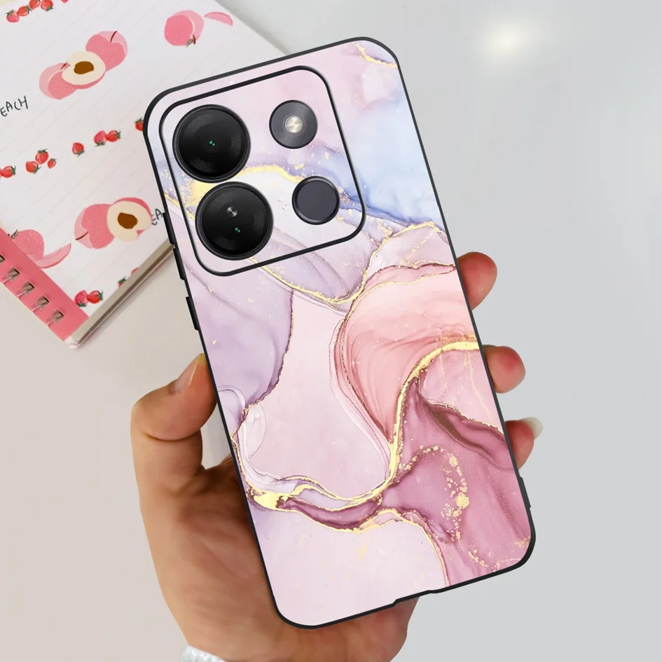 Stylish Patterned Soft Silicone Phone Back Cover
