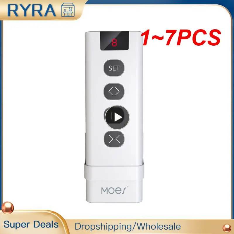 

1~7PCS Tuya Smart Life WiFi RF433 Blind Switch with Remote for Electric Roller Shutter Sunscreen Home Alexa Smart