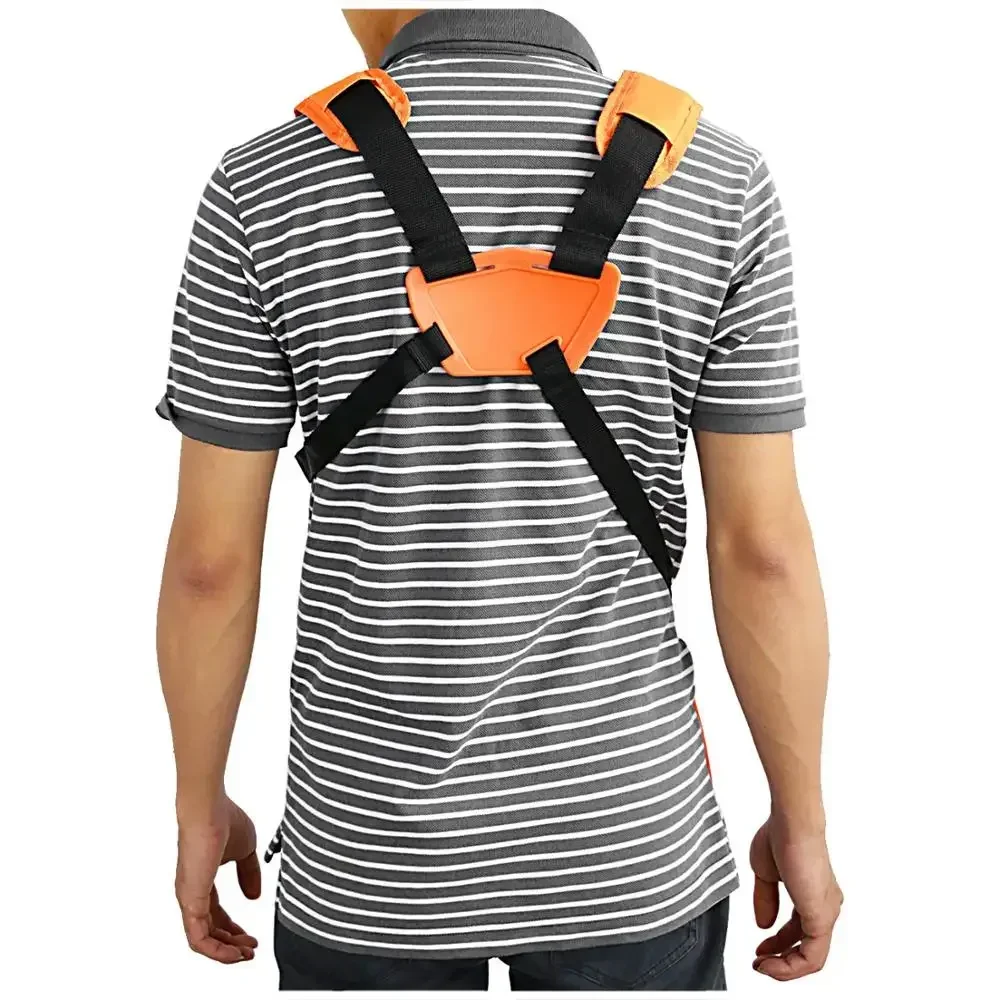 정원 트리머 숄더 하네스 - STIHL FS 브러시 커터 및 잔디 깎는 기계용 편안한 이중 어깨 스트랩 나일론 벨트