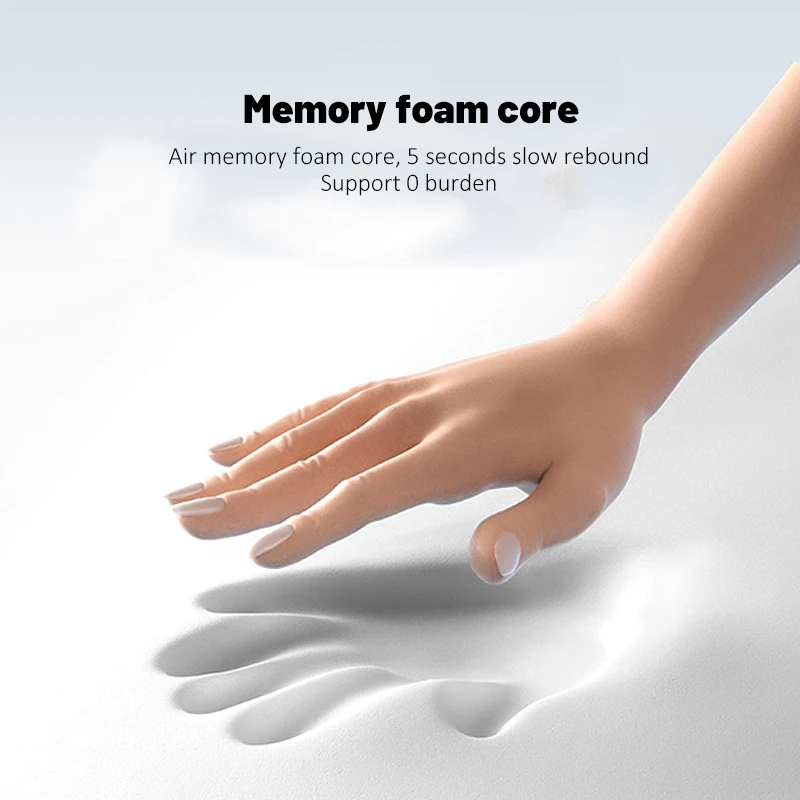 New Memory Foam Pillow Ergonomic Contour Side Sleeper Pillow for Sleeping Warm Compress Cervical Pillows Contour Bed Pillow 5