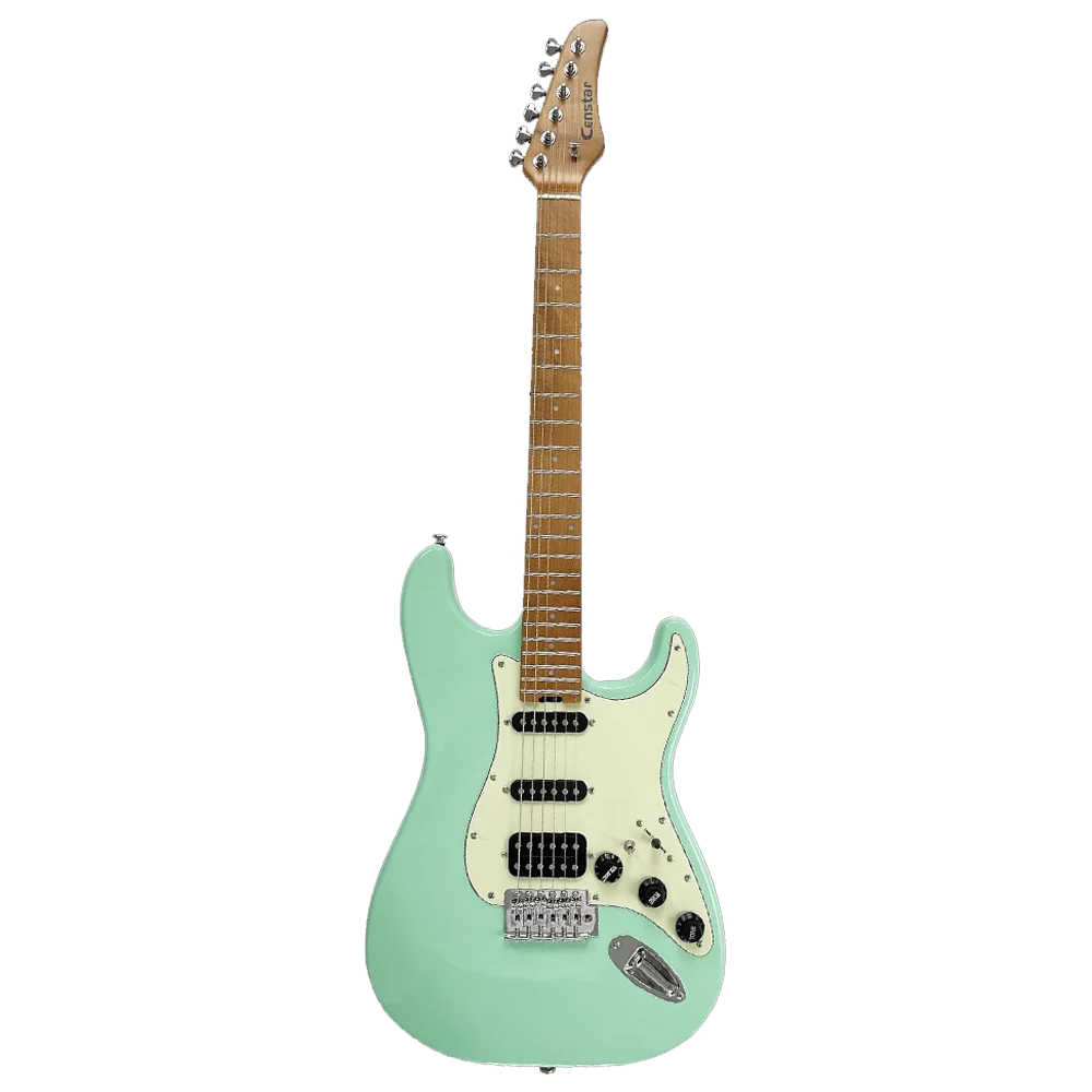 

Censtar Electric Guitar,Coil Split H-S-S Pickups 6-string guitarra electrica,Roasted Mahogany Body and Maple Neck