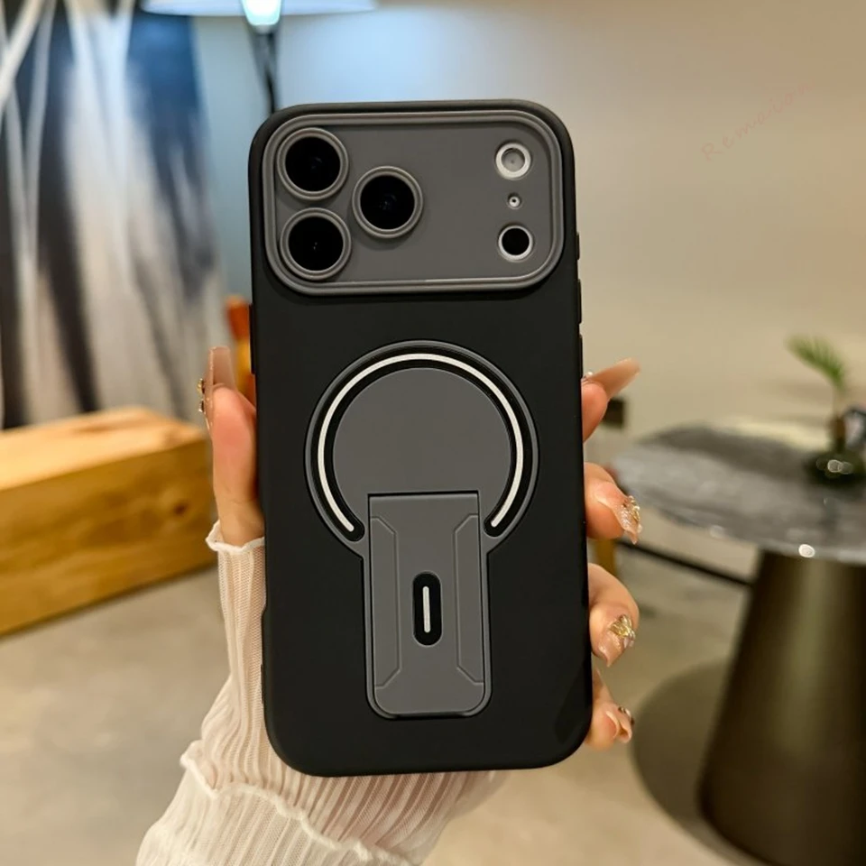 Premium Magnetic Stand Phone Case with Magsafe Charging Capability