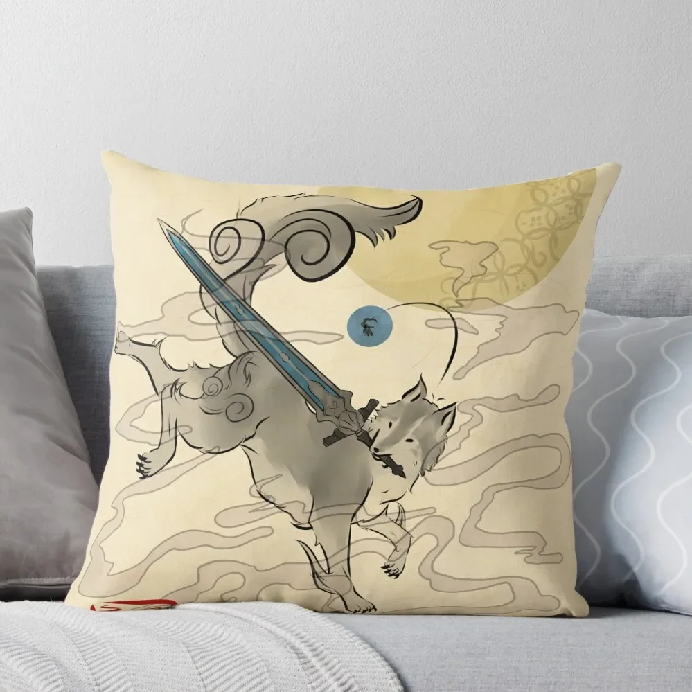 

The Great Grey Wolf - Sifkami Throw Pillow Throw Pillow Decorative Cushions For Living Room Cushion Cover Set