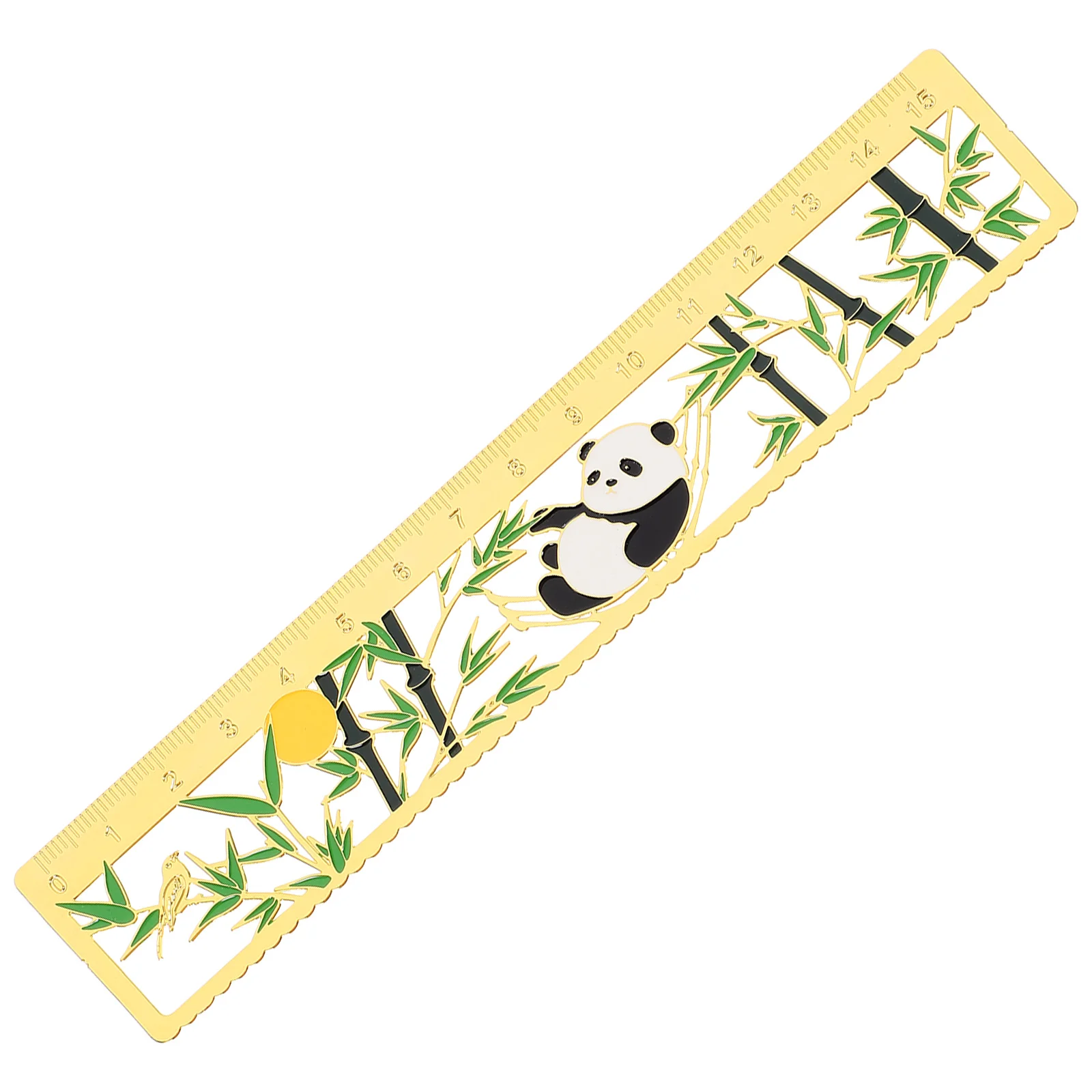 

Bookmark Decorative Straight Ruler Vintage Retro Small Teachers Bookmarks Hollow Out Metal Creative