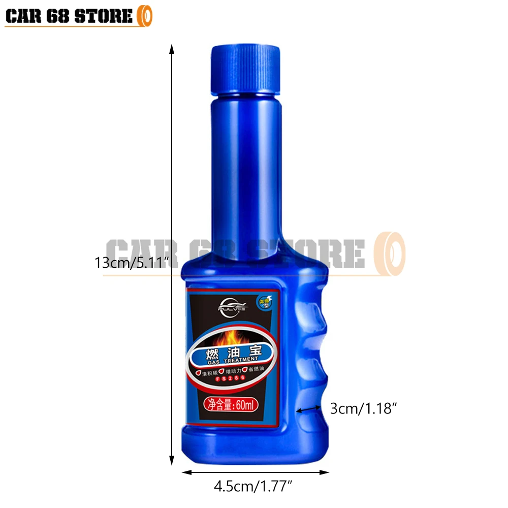 60ML Saving Fuel Car Fuel Treasure Gas Saver Save Gasoline Additives Carbon Deposit Cleaning Agent Restore Anti-rust Lubrication images - 6