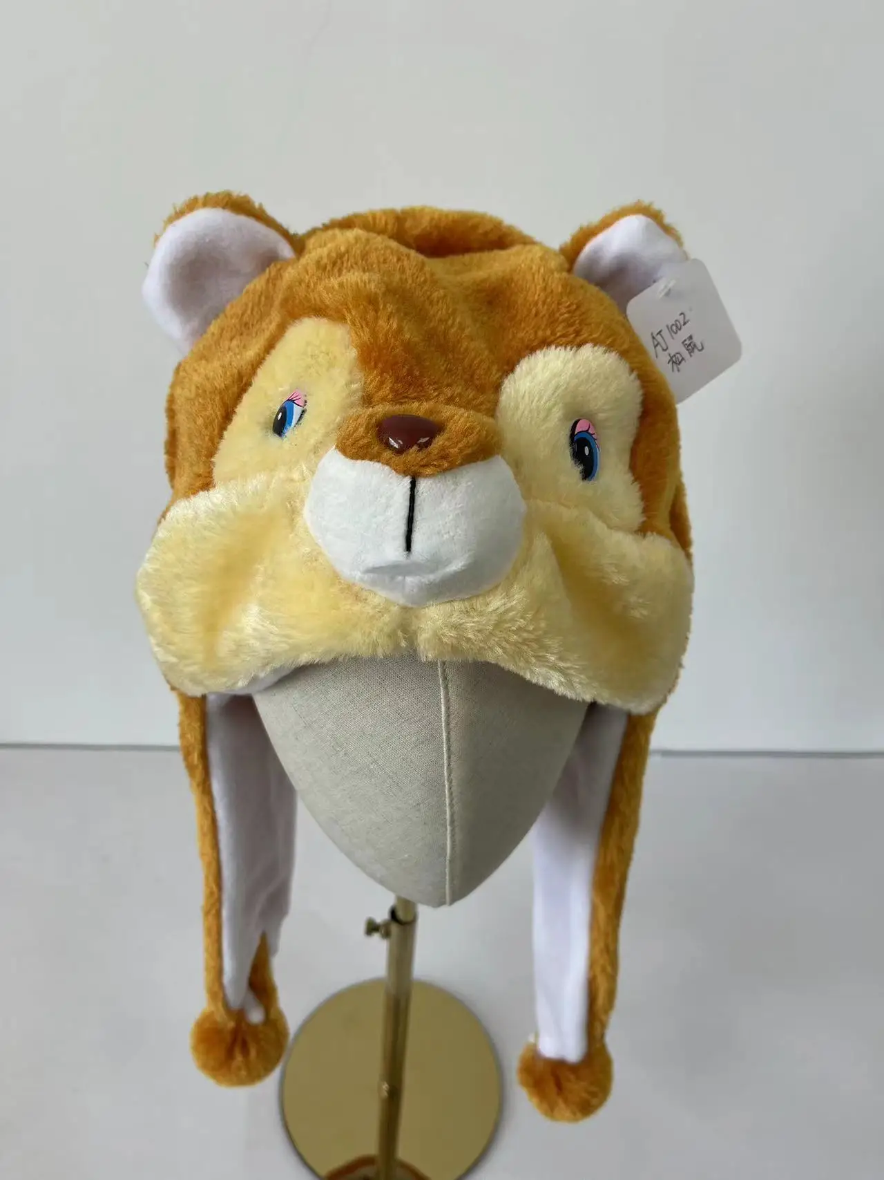 Cartoon Animals Penguin Duck Rabbit Elephant Shark Tiger Hats Children Student Performance Cosplay Ear Plush Caps Cute Gifts