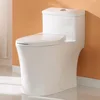 Compact One Piece Toilet with Comfort Chair Seat , Elongated Dual Flush 0.8/1.28 GPF and MAP 1000g, Standard White Toilet Bowl 1