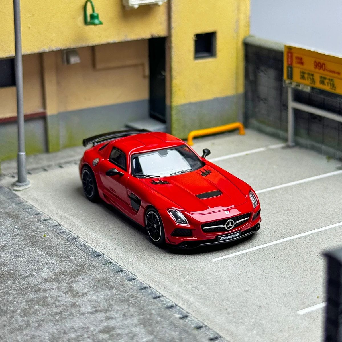 ミニカー Mercedes-Benz SLS AMG Roadster 1/64 Kyosho MERCEDES BENZ SLS AMG BLACK diecast car model | eBay