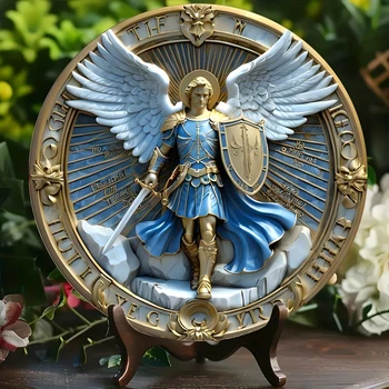 1PCS 2D Flat Home Decor Wooden Disc Angel Sub Series Holy Angel Redemption Bedroom Wall Decorations Photo Props Decoration 1