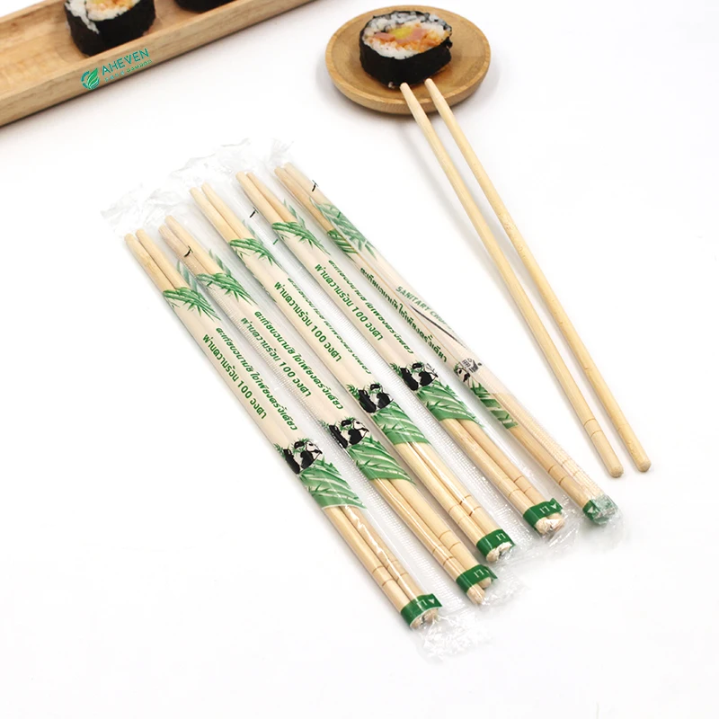 100-Pack Eco-Bamboo Chopsticks: Sustainable, Biodegradable, Perfect for Restaurants, BBQs & Outdoor Celebrations