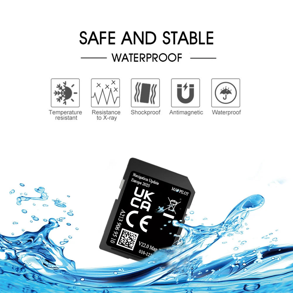 메르세데스 GLC C E V X-클래스 차량용 새 V22 가민 EU 지도 위성 네비게이션 SD 카드 A2139069110 NTG5 풀 2026 버전