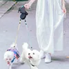 For 2 Dogs Walking Pet Traction Rope Belt Retractable Adjustable with Light Double Pet Supplies Dual Dog Leash Rotation Pet Rope 3