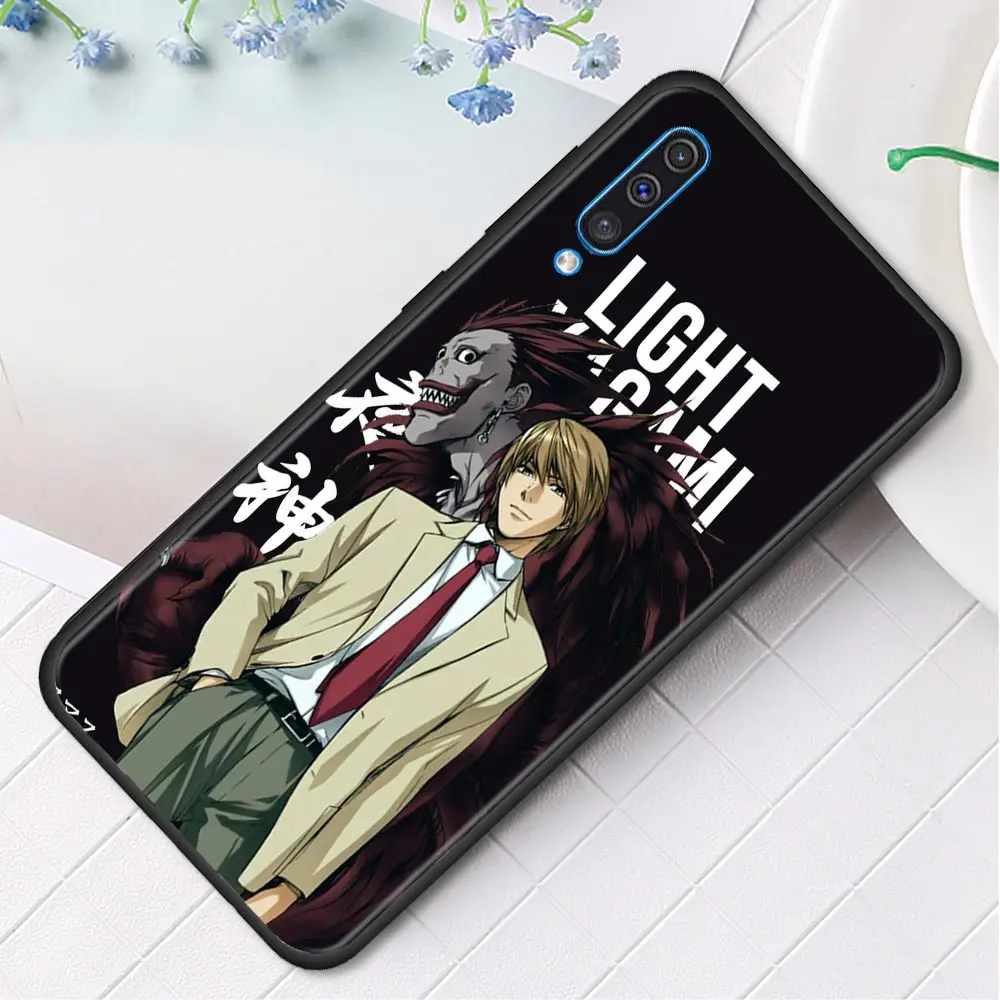 Anime Tử Ryuk Và Yagami Light Dành Cho Samsung A50 A30 A30s A20s A20e A20 A10 M51 M31 M31s M30s m62 M52 M22 M12 M11 M21 Ốp Lưng silicone cover with s pen Cases For Samsung