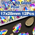 Pear 17x28mm-12Pcs
