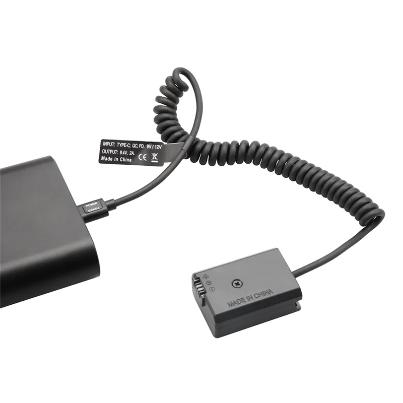 Hot sale NP-FW50 Dummy Battery PD Type-C Coupler for ZV-E10 A7 A7R/S/M A7II A7S2 A7M2 A7R2 A6500 NEX5 NEX7 -RX10 A33 A55
