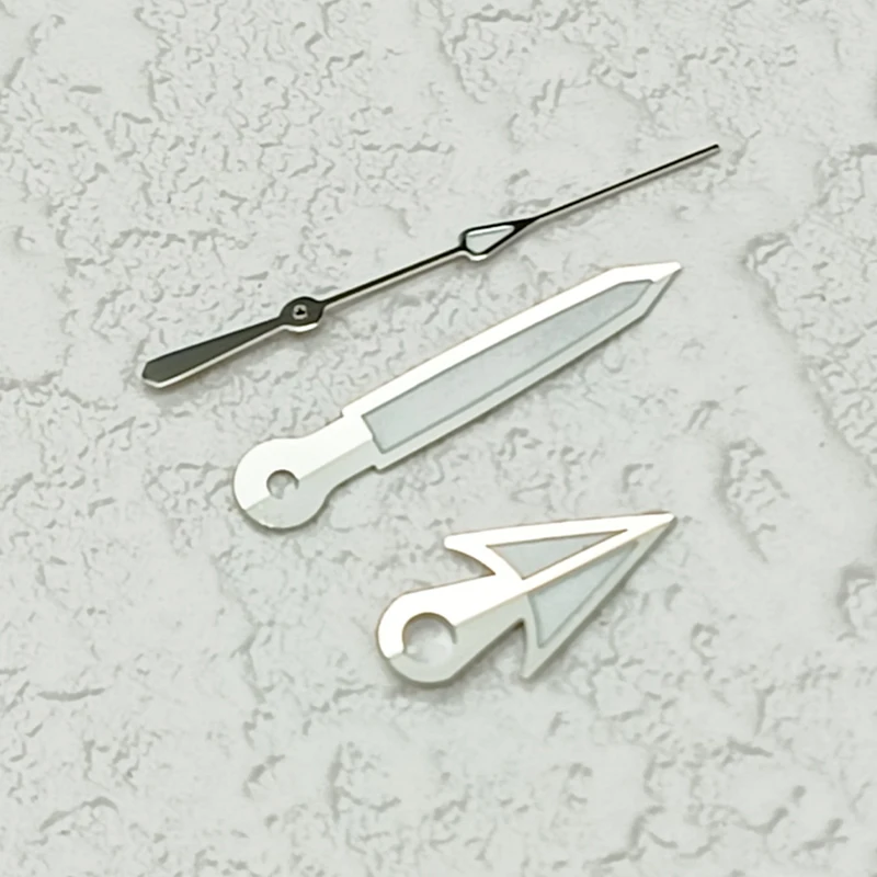 C3 녹색 빛나는 손 NH36 손 SKX 시계 손은 NH35 4R35 7S 무브먼트 남자 시계 케이스 부품에 대한 SKX007 SKX009에 적합